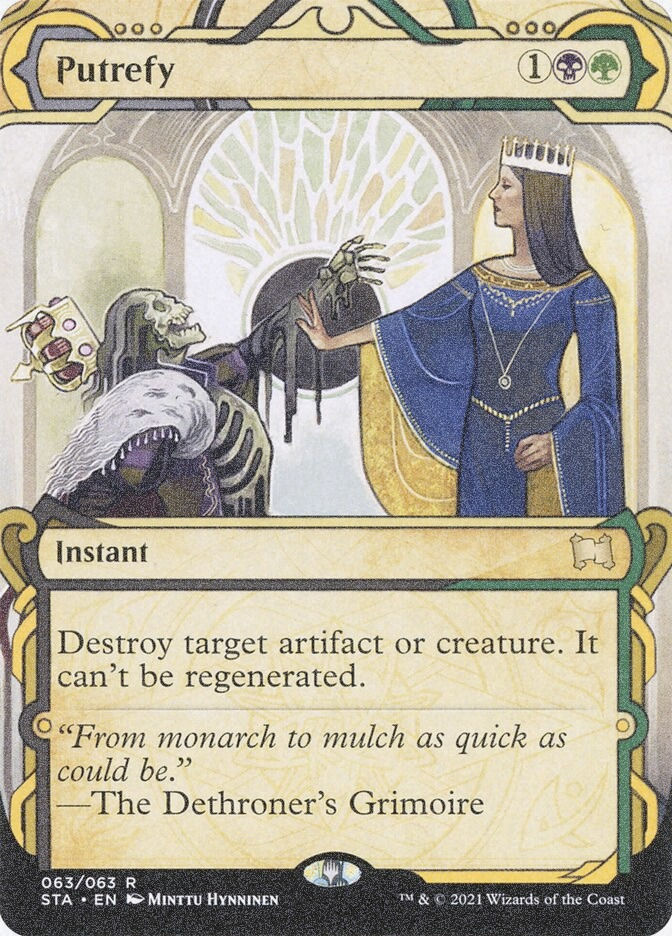 Putrefy (STA) (63) / Borderless / Showcase / Foil Etched