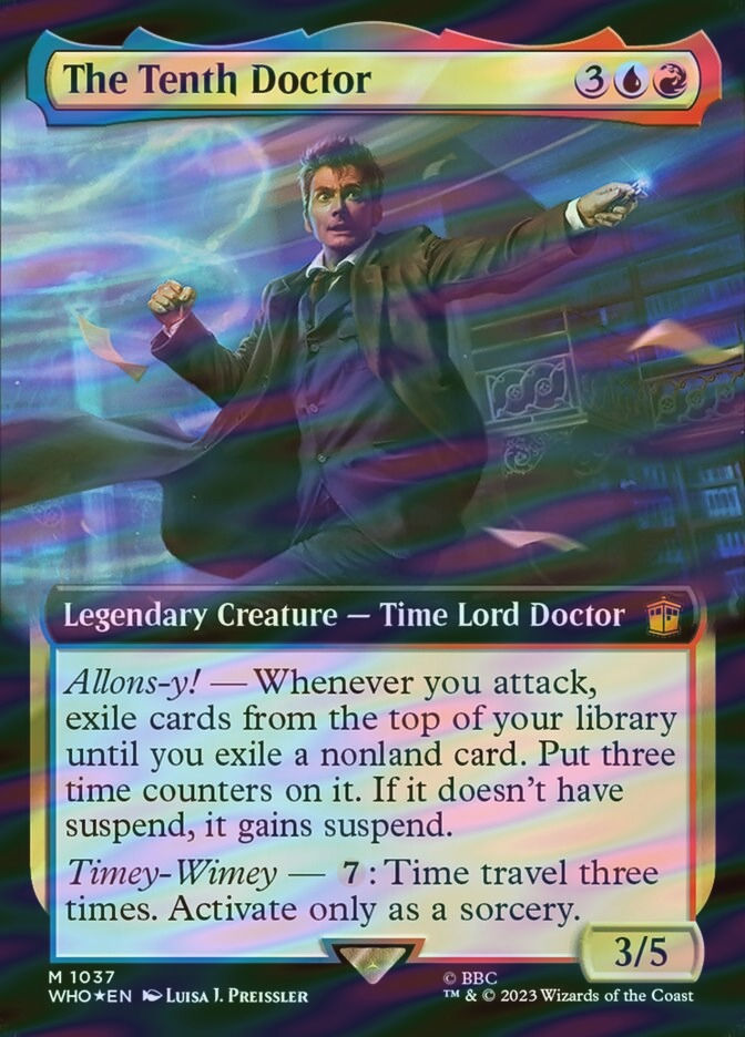 The Tenth Doctor (WHO) (1037) / Extended Art / Surge Foil