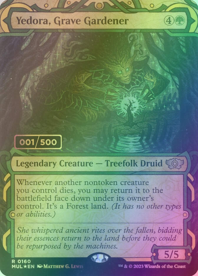 Yedora, Grave Gardener (MUL) (160z) / Borderless / Serialized
