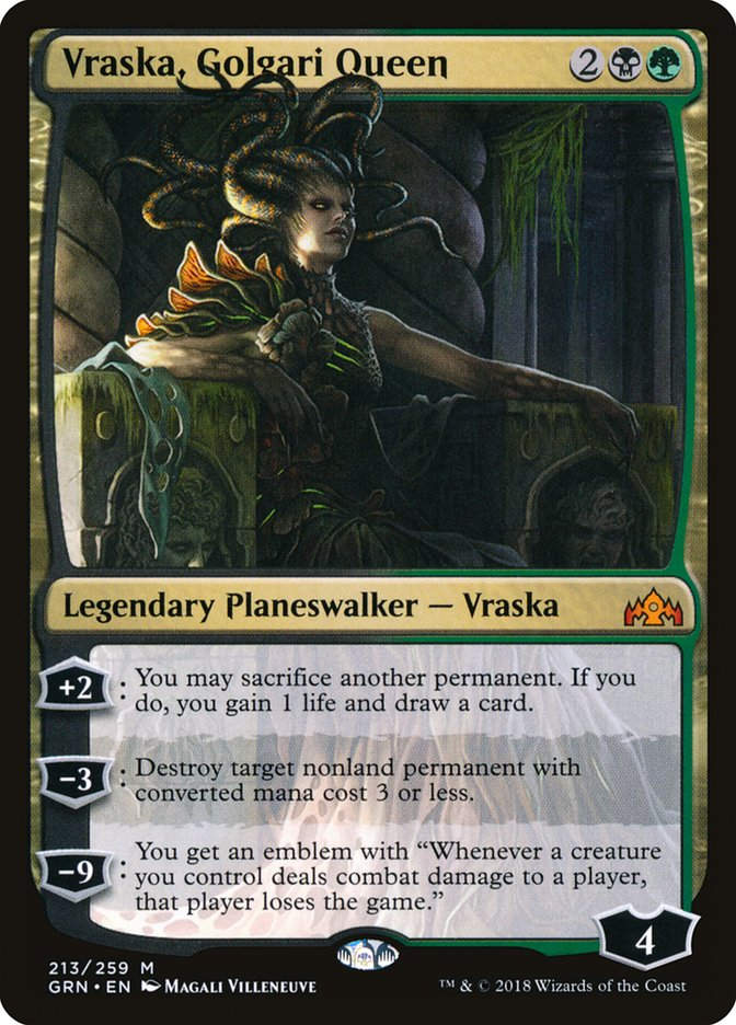 Vraska, Golgari Queen (GRN) (213)