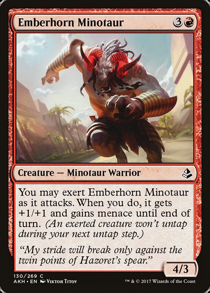 Emberhorn Minotaur (AKH) (130)