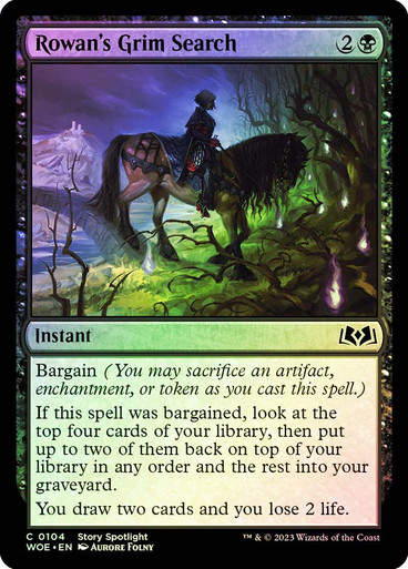 Rowan's Grim Search (woe) / Foil