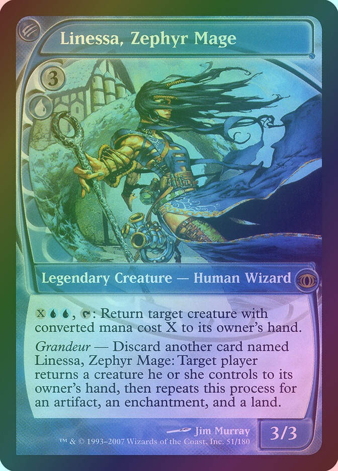 Linessa, Zephyr Mage (FUT) (51) / Foil