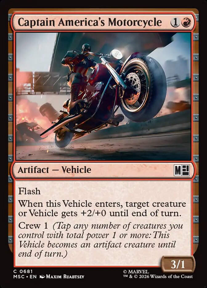 Captain America's Motorcycle (MSC) (681)