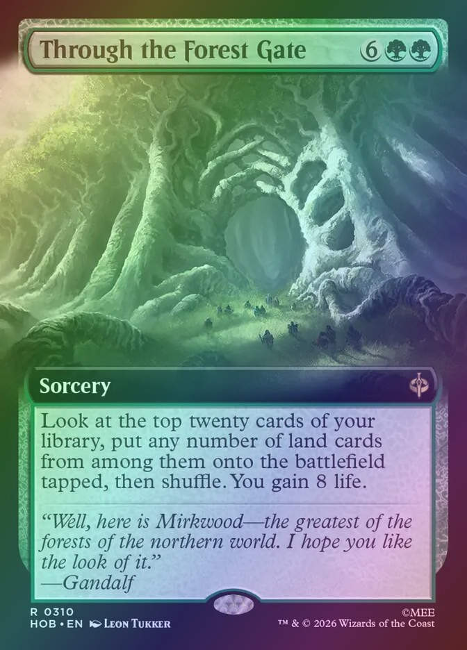 Through the Forest Gate (HOB) (310) / Extended Art / Foil