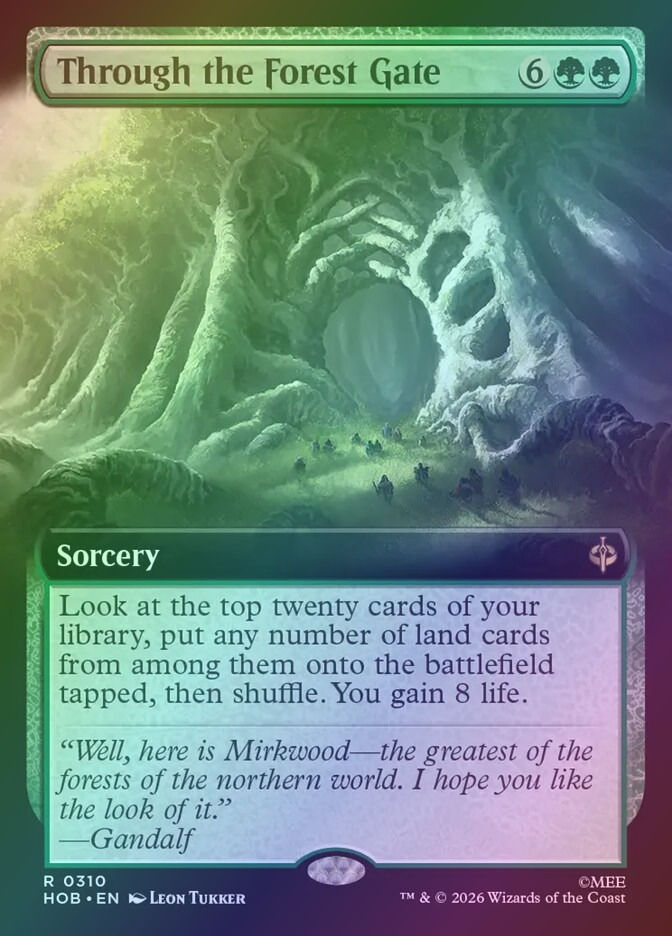Through the Forest Gate (HOB) (310) / Extended Art / Foil