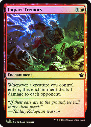 Impact Tremors (FDN) (717) / Foil (Starter)