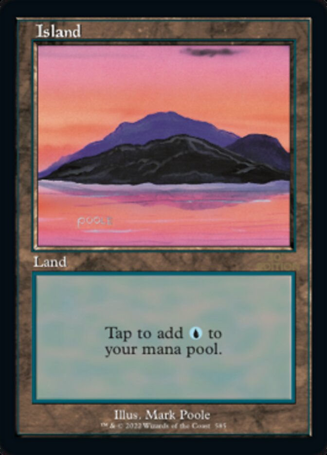 Island (30a_585) / Retro Frame