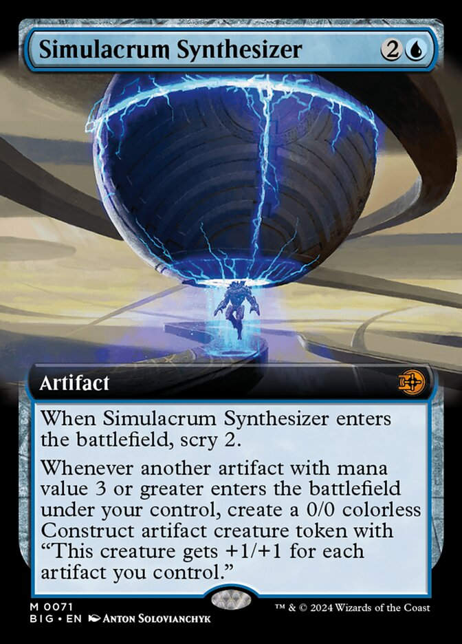 Simulacrum Synthesizer (BIG) (71) / Extended Art