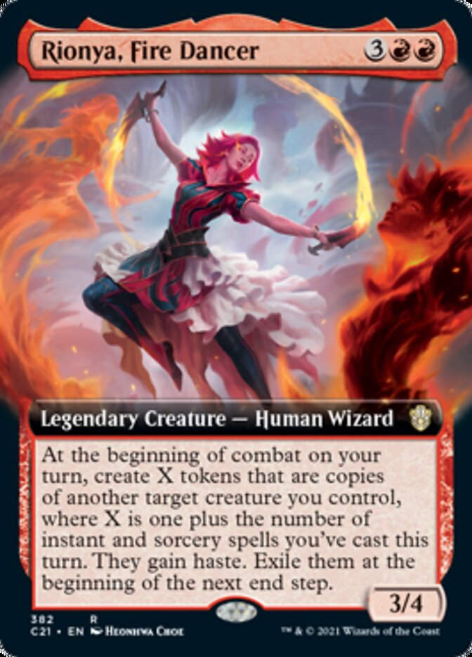 Rionya, Fire Dancer (C21) / Extended Art