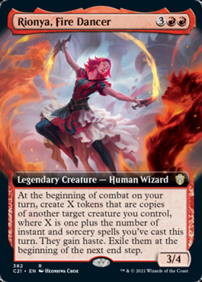 Rionya, Fire Dancer (C21) / Extended Art