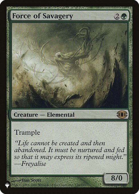 Force of Savagery (PLST) (FUT-126)