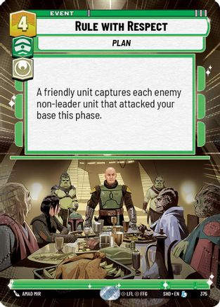 Rule With Respect (Hyperspace) (SHD_#375) / Foil