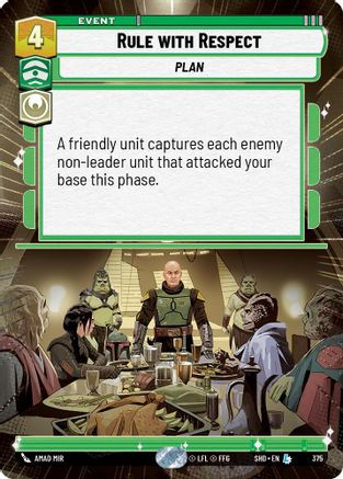 Rule With Respect (Hyperspace) (SHD_#375) / Foil