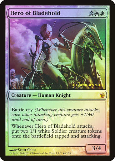 Hero of Bladehold (MBS) / Prerelease Promo Foil
