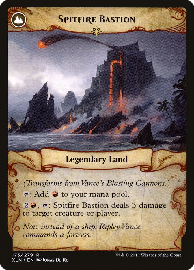 Vance's Blasting Cannons // Spitfire Bastion (XLN) (173) — cara 2 de 2