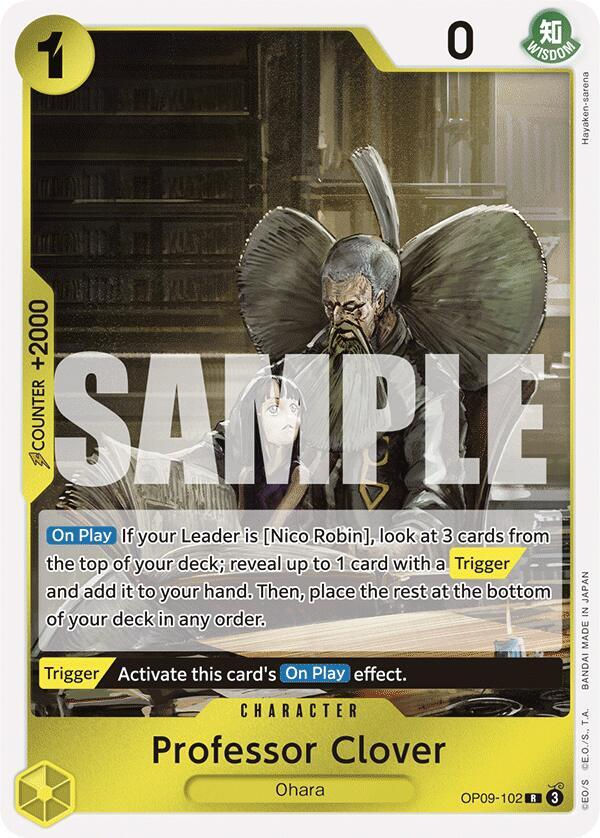 Professor Clover (OP09-102) / Foil