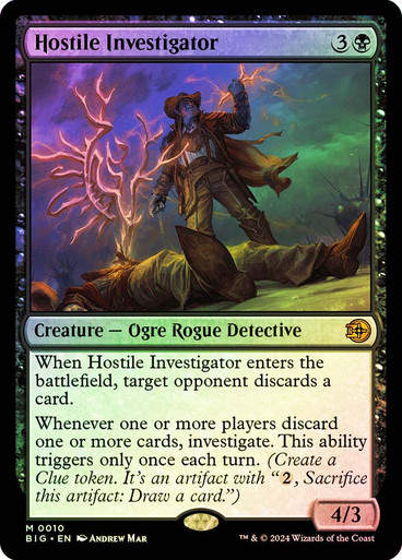 Hostile Investigator (BIG) (10) / Foil