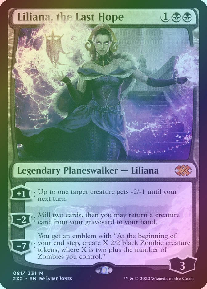 Liliana, the Last Hope (2X2) (81) / Foil
