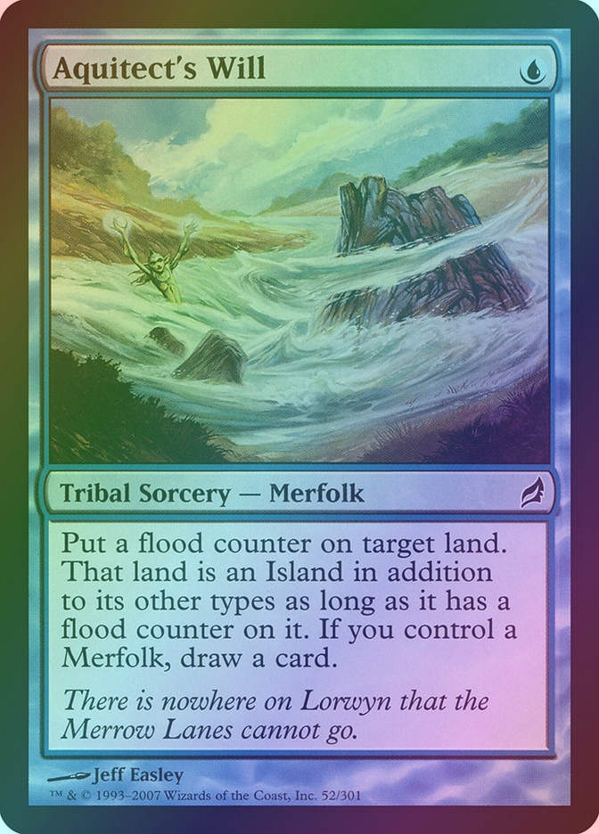 Aquitect's Will (LRW) (52) / Foil