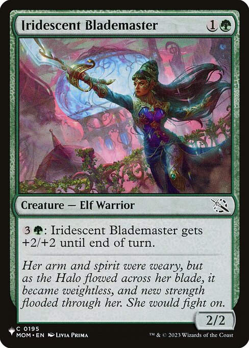 Iridescent Blademaster (PLST) (MOM-195)