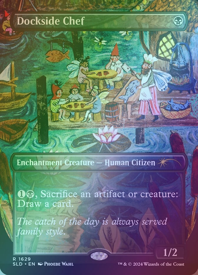 Dockside Chef (SLD) (1629★) / Borderless / Rainbow Foil