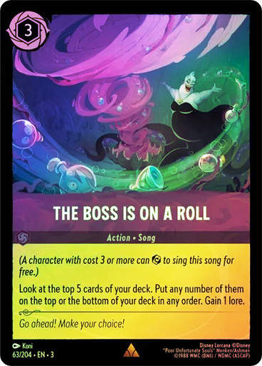 The Boss Is on a Roll (LOR_ITI) / Foil