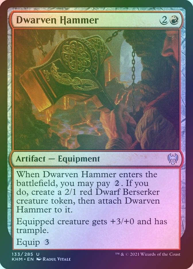 Dwarven Hammer (KHM) (133) / Foil