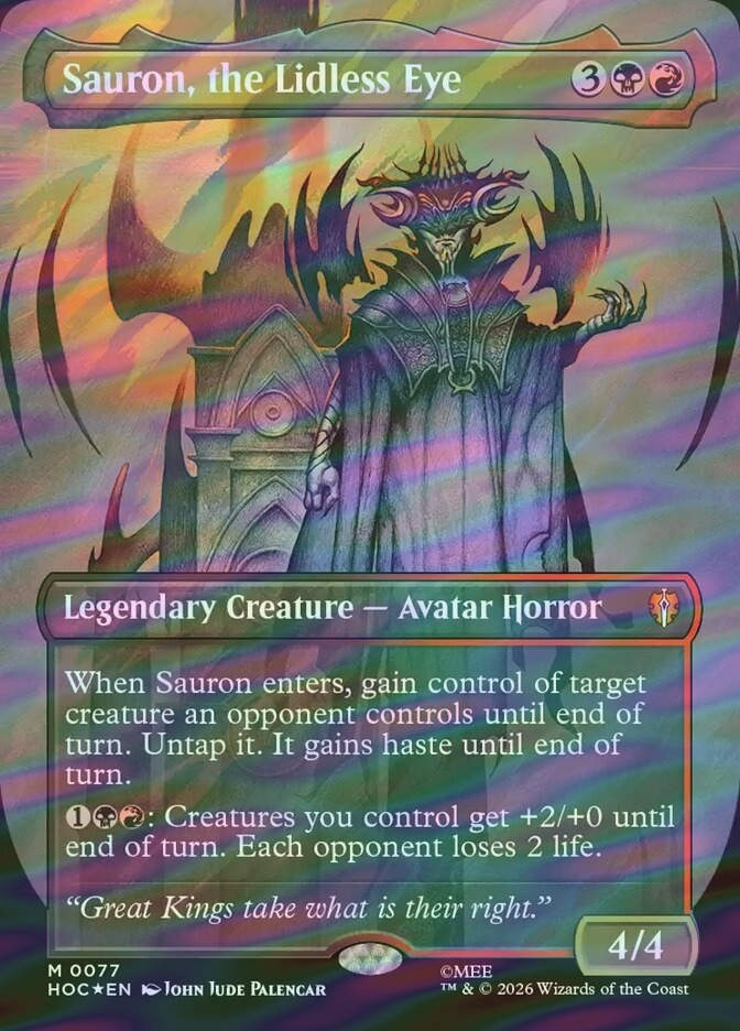 Sauron, the Lidless Eye (HOC) (77) / Surge Foil