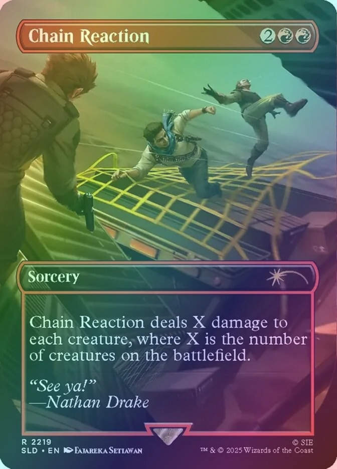 Chain Reaction (SLD) (2219) / Borderless / Foil
