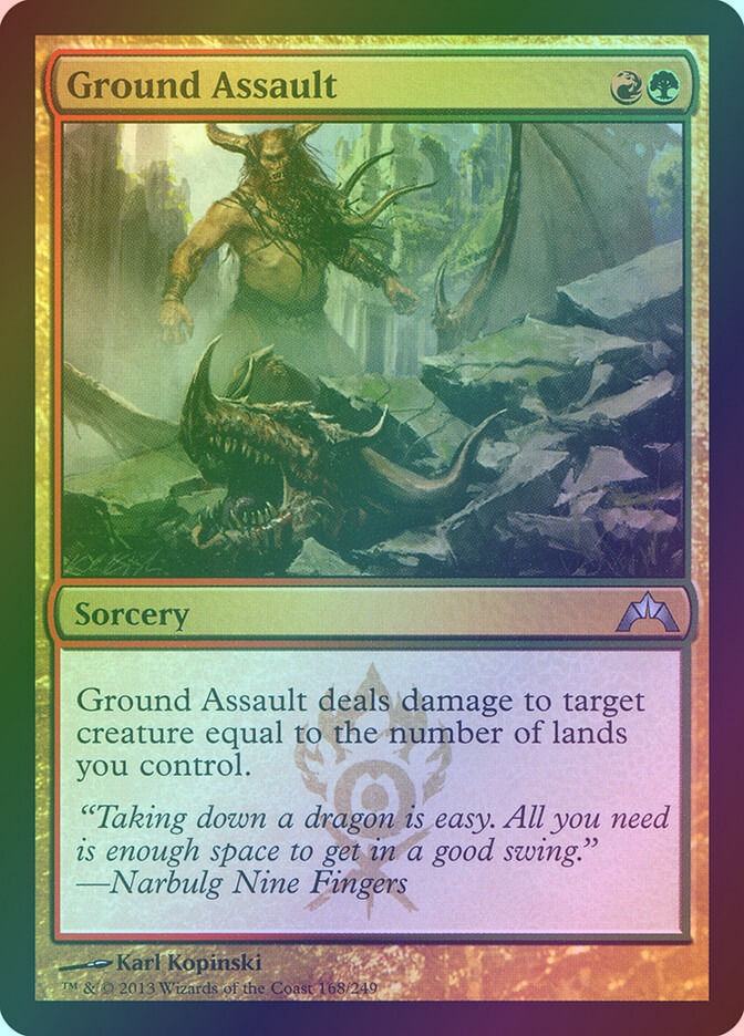Ground Assault (GTC) (168) / Foil