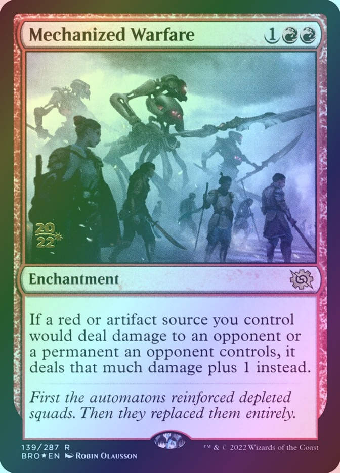 Mechanized Warfare (PBRO) (139s) / Foil
