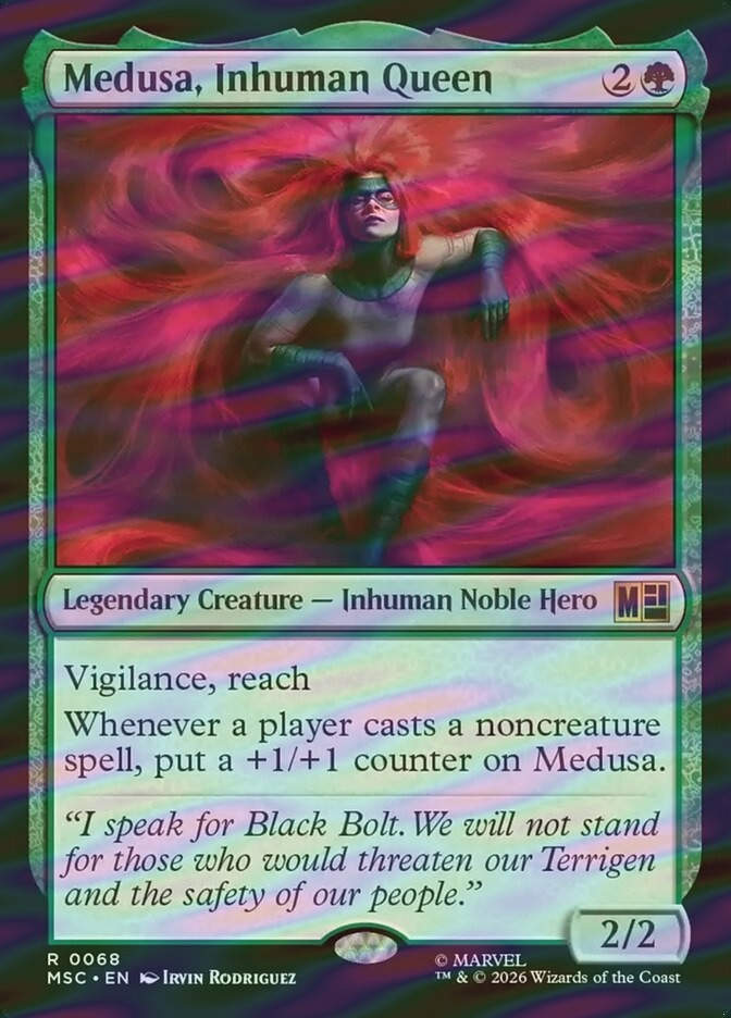 Medusa, Inhuman Queen (MSC) (68) / Surge Foil