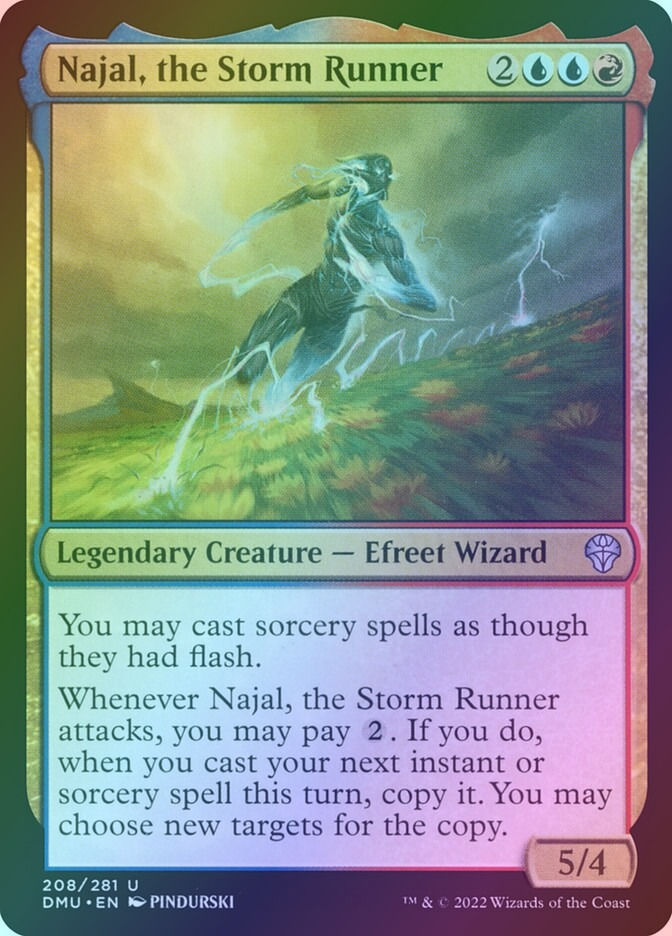 Najal, the Storm Runner (DMU) (208) / Foil