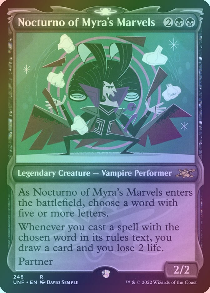 Nocturno of Myra's Marvels (UNF) (248) / Showcase / Foil