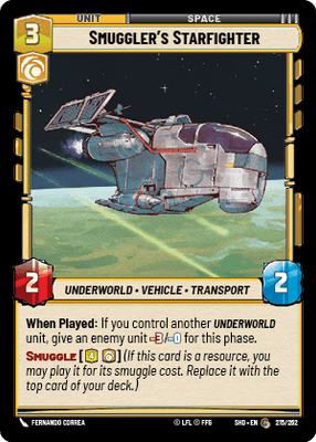 Smuggler's Starfighter (SHD_#215/262)