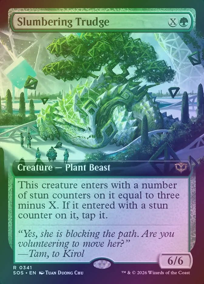 Slumbering Trudge (SOS) (341) / Extended Art / Foil