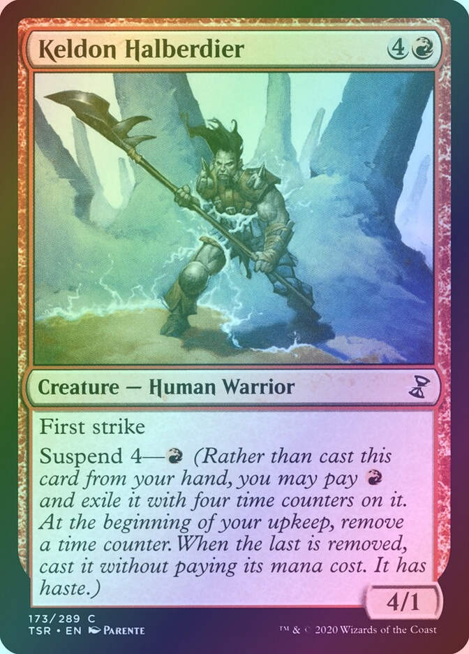 Keldon Halberdier (TSR) (173) / Foil