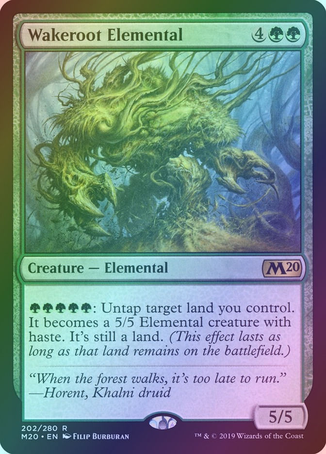 Wakeroot Elemental (M20) (202) / Foil