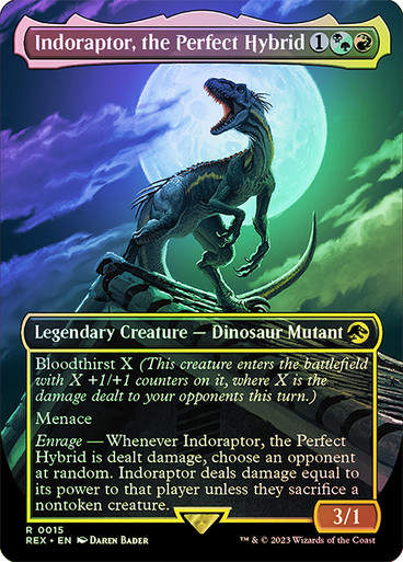 Indoraptor, the Perfect Hybrid (rex) / Foil