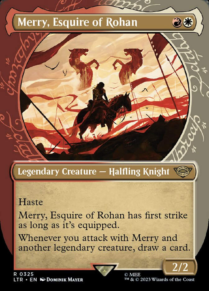 Merry, Esquire of Rohan (LTR) (325) / Borderless / Showcase