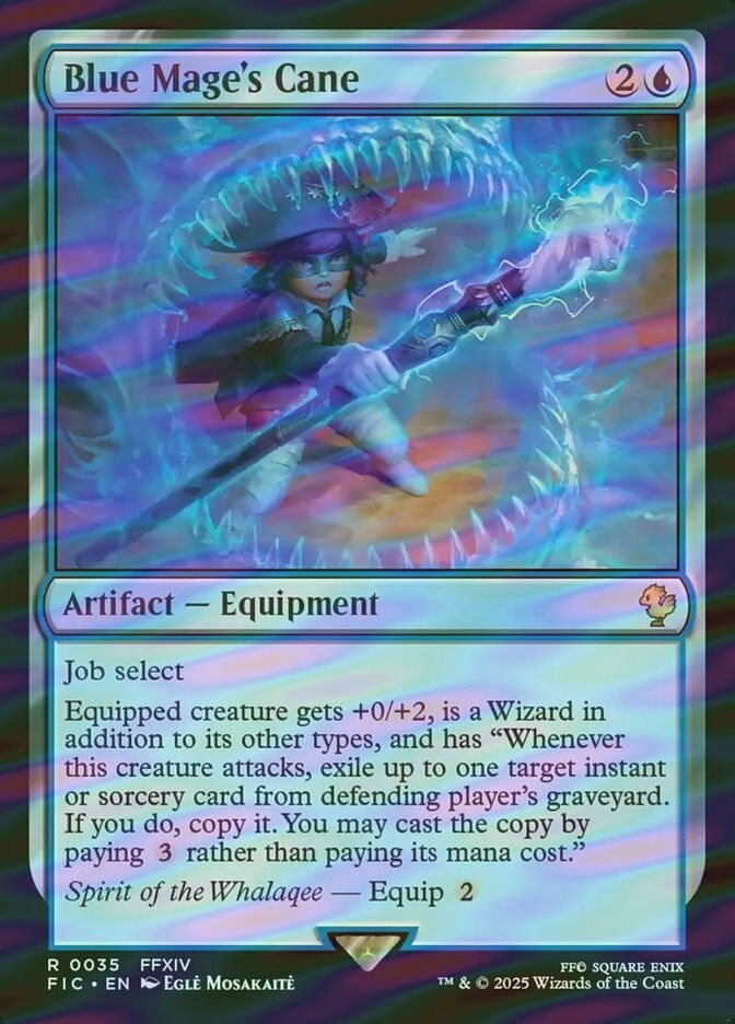 Blue Mage's Cane (FIC) (35) / Surge Foil