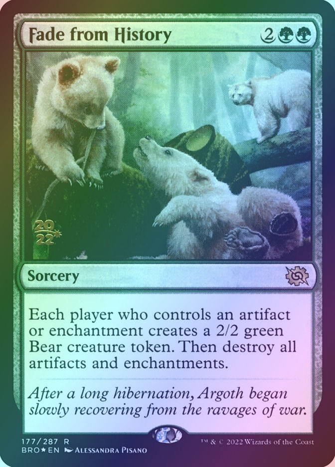Fade from History (PBRO) (177s) / Foil