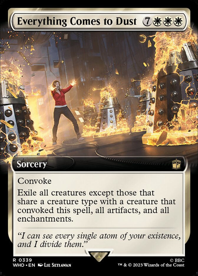 Everything Comes to Dust (WHO) (339) / Extended Art
