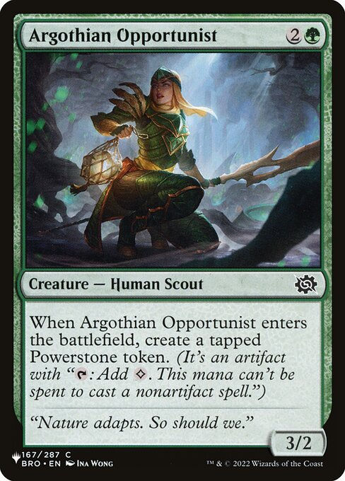 Argothian Opportunist (PLST) (BRO-167)