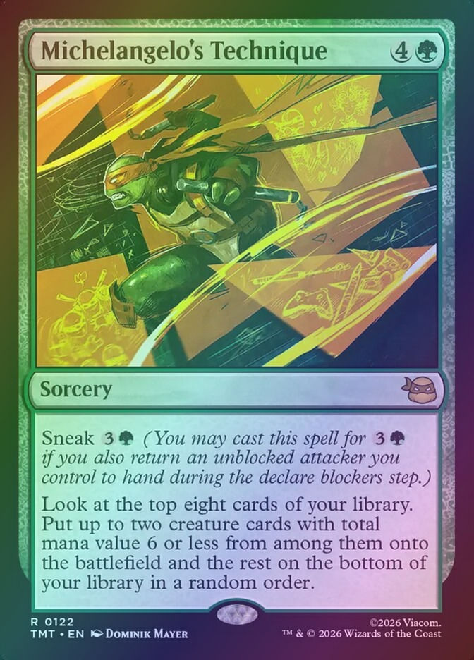 Michelangelo's Technique (TMT) (122) / Foil