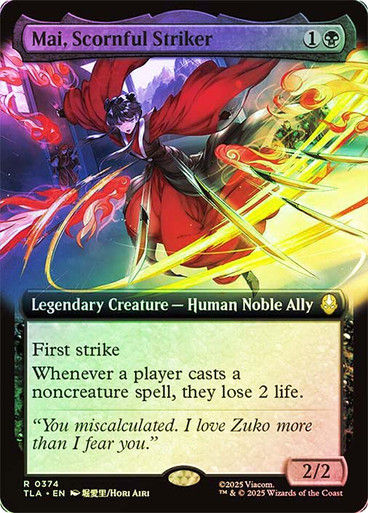 Mai, Scornful Striker (TLA) (374) / Extended Art / Foil