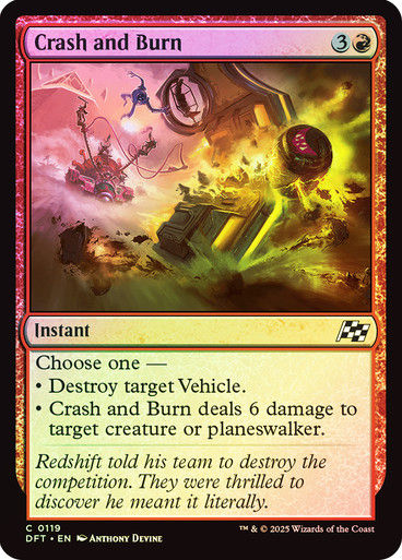 Crash and Burn (DFT) (119) / Foil