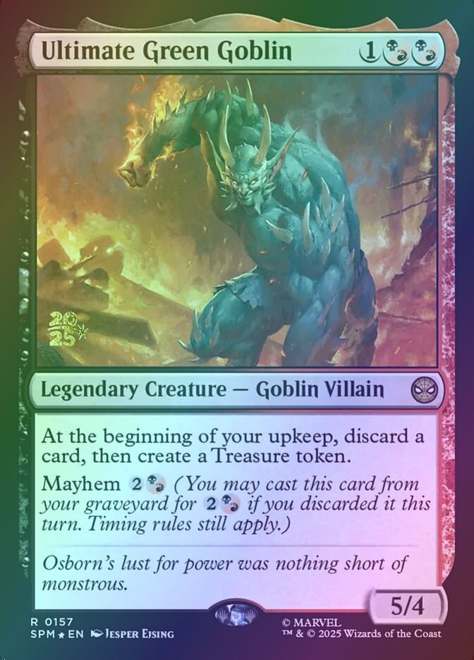 Ultimate Green Goblin (PSPM) (157s) / Foil