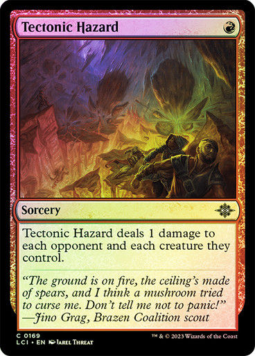 Tectonic Hazard (lci) / Foil